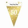 50 Jaar Slinger Wit Goud 1m