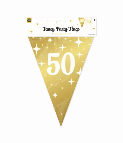 50 Jaar Slinger Wit Goud 1m