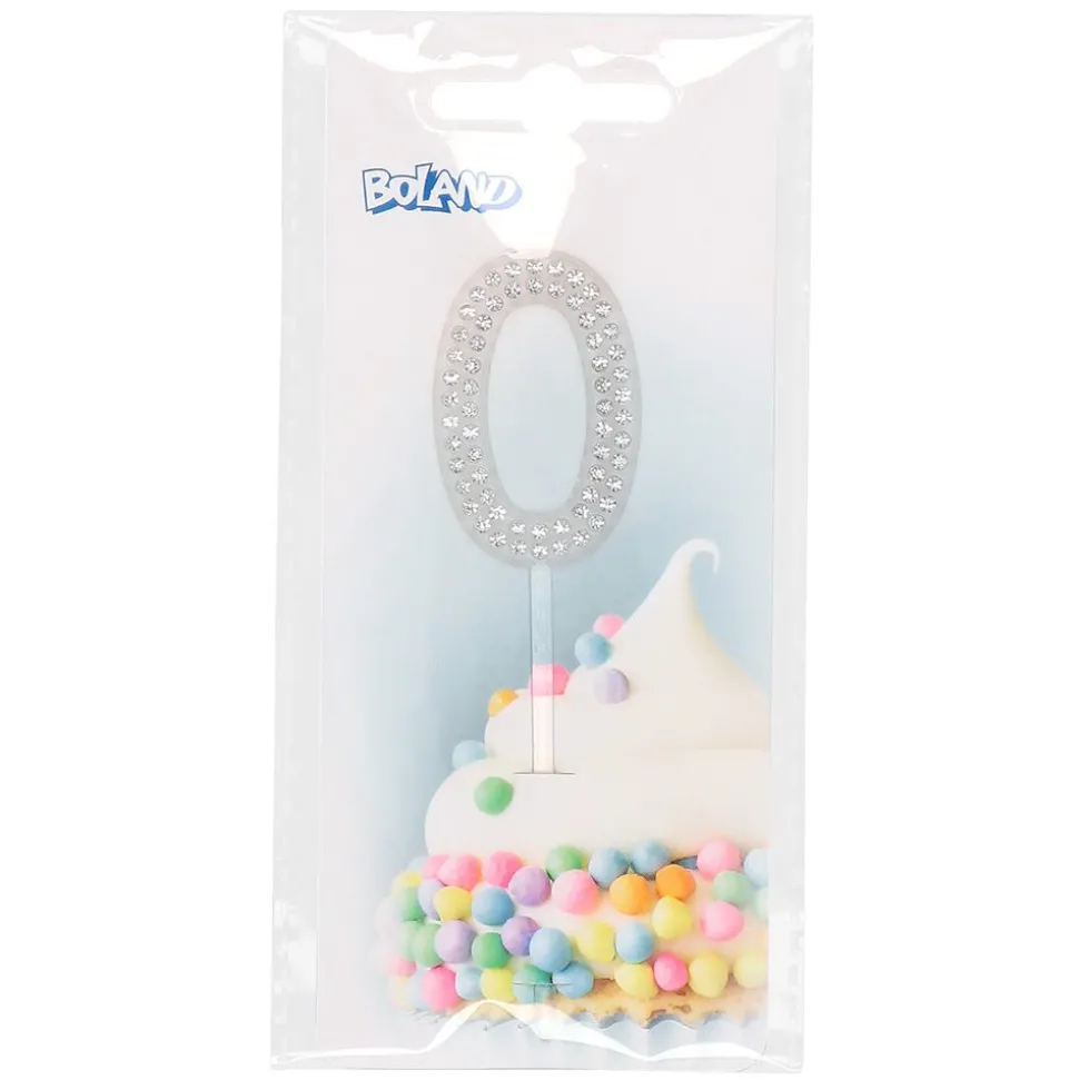 0 Jaar Taarttopper Diamant 10,5cm