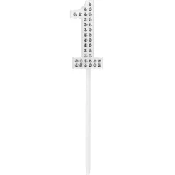 1 Jaar Taarttopper Diamant 10,5cm