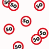 50 Jaar Tafelconfetti 2,5cm