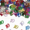10 Jaar Tafelconfetti Gekleurd 14gr
