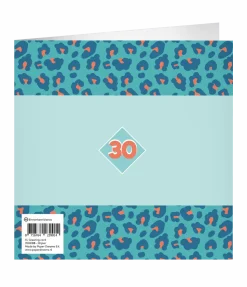 30 Jaar Wenskaart 23cm