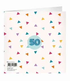 50 Jaar Wenskaart 23cm