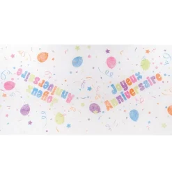 Joyeux Anniversaire Tafelloper Gekleurd 5m