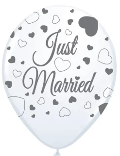 Just Married Ballonnen 30cm 8st