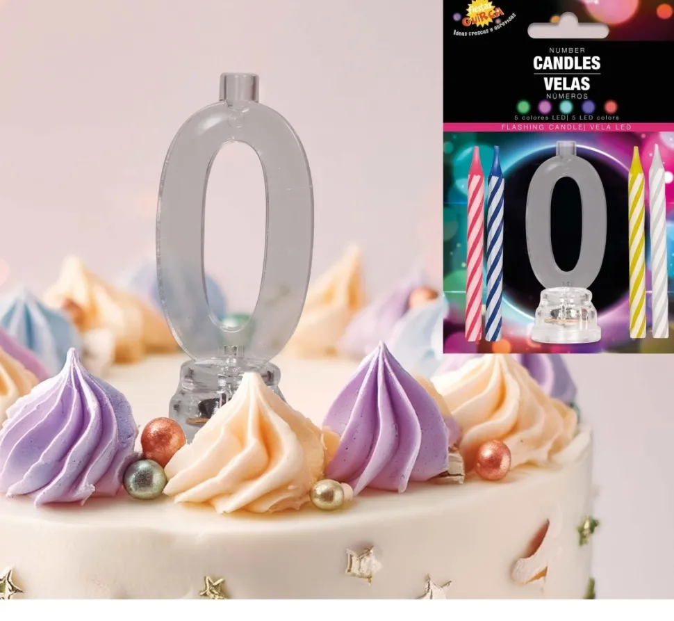 Kaarsenhouder 0 Jaar Led 13cm
