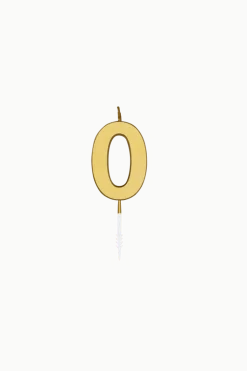 0 Kaars Goud Metallic 4,5cm