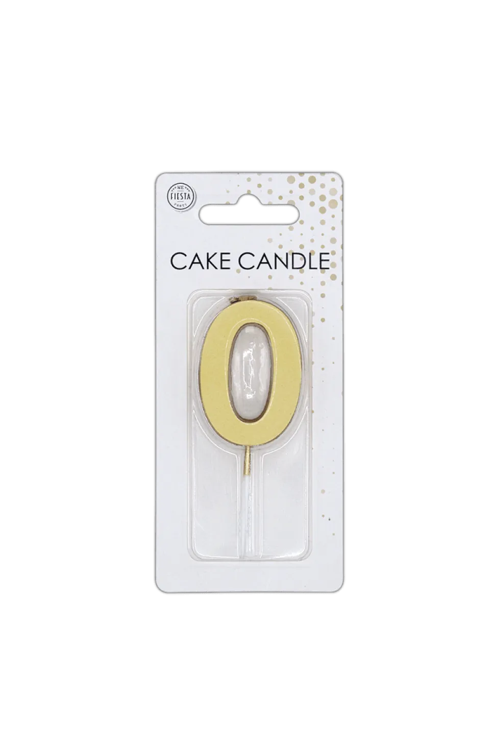 0 Kaars Goud Metallic 4,5cm