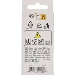 Kaars Pastel Cijfer 0 Meerkleurig