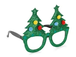 Kerst Bril Groen Kerstbomen