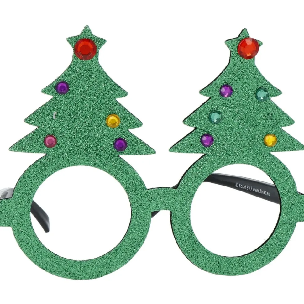 Kerst Bril Kerstboom En Kerstman 2st