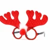 Kerstbril Rendier Rood