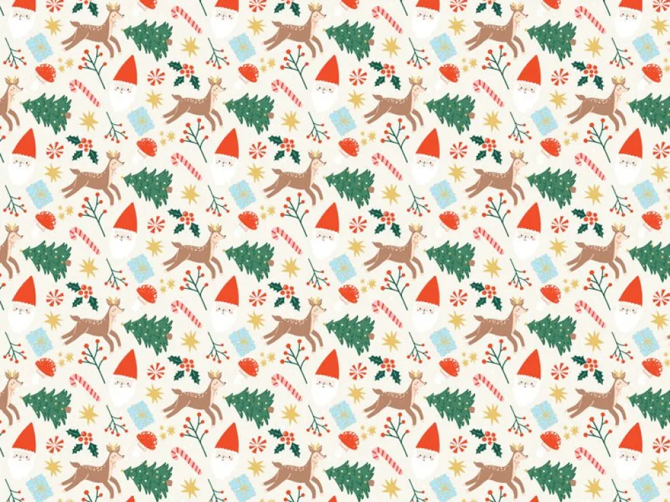Kerst Cadeaupapier 2m