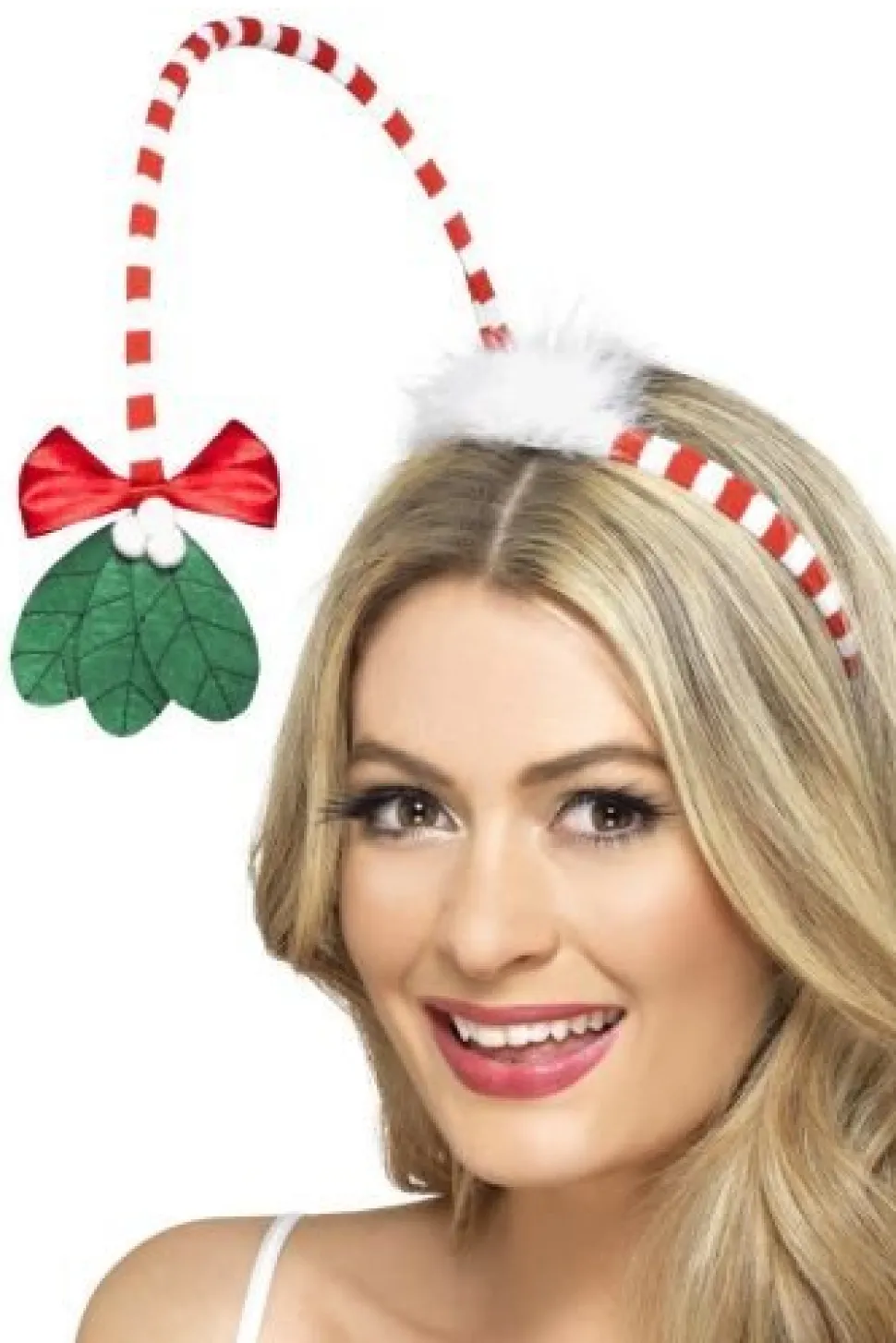 Kerst Haarband Gestreept