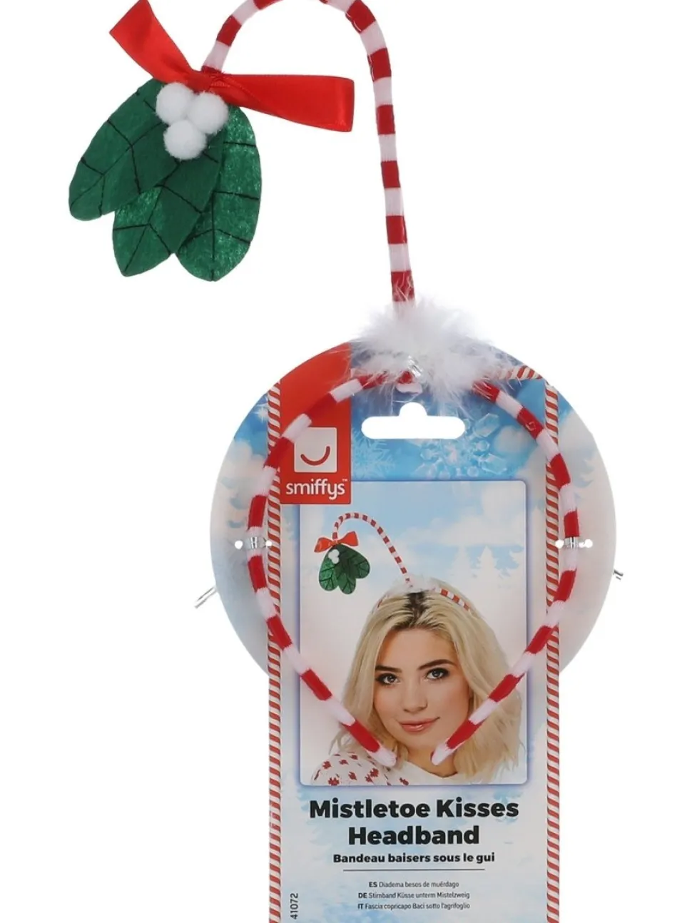 Kerst Haarband Gestreept