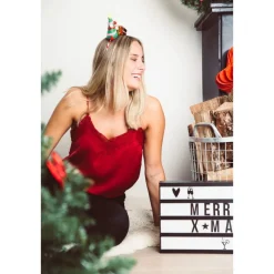 Kerst Haarband Kerstboom Met Cadeau
