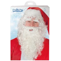 Kerstman Baard en Pruik Lang
