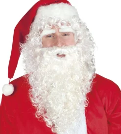 Kerstman Baard en Pruik Lang