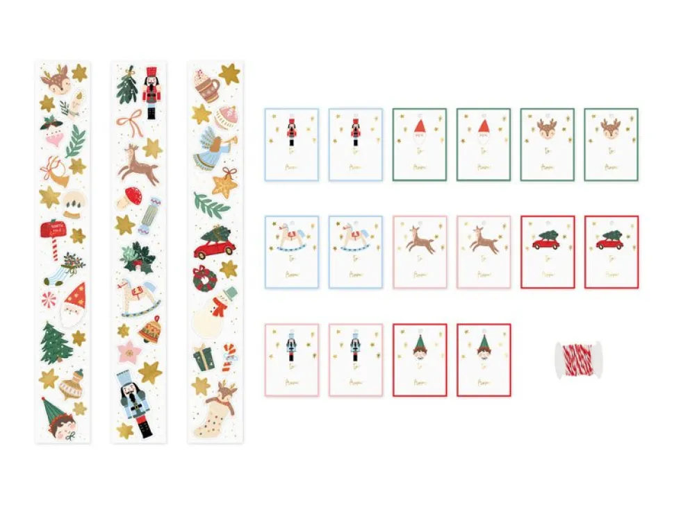 Kerst Stickers 52st