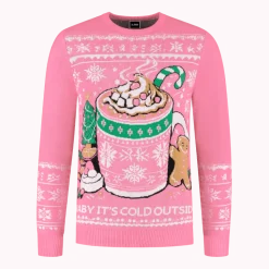 Kerst Trui Roze Marshmallows