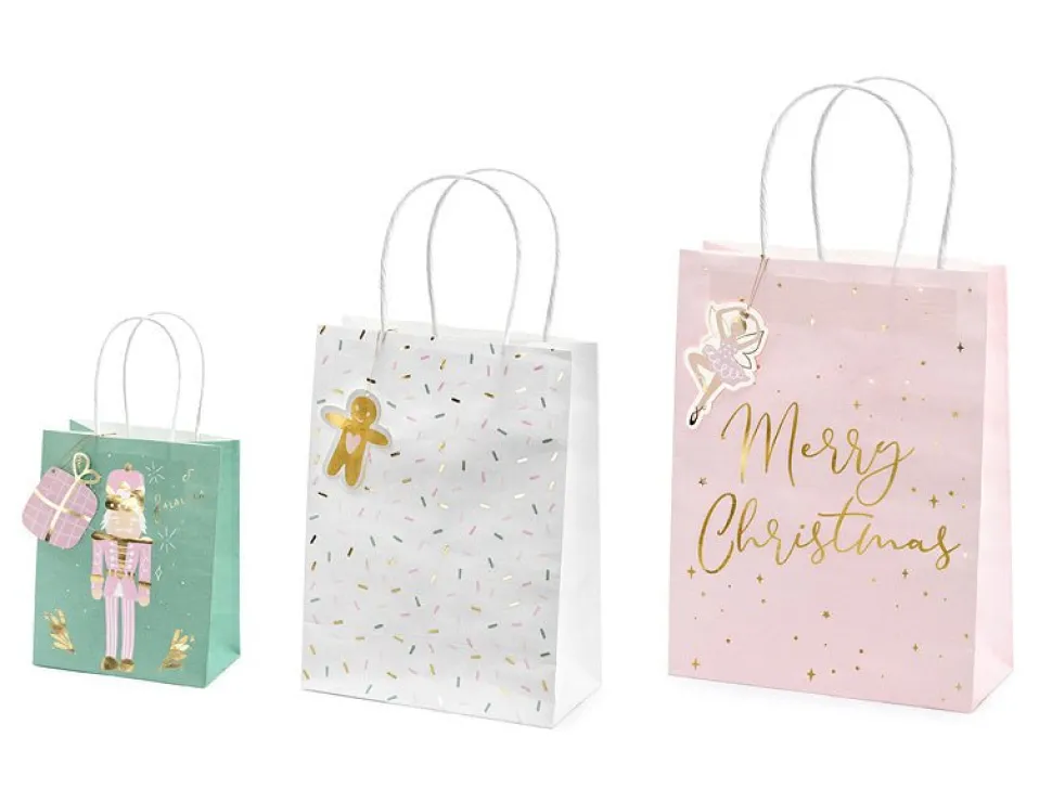 Kerst Uitdeeltasjes 3st