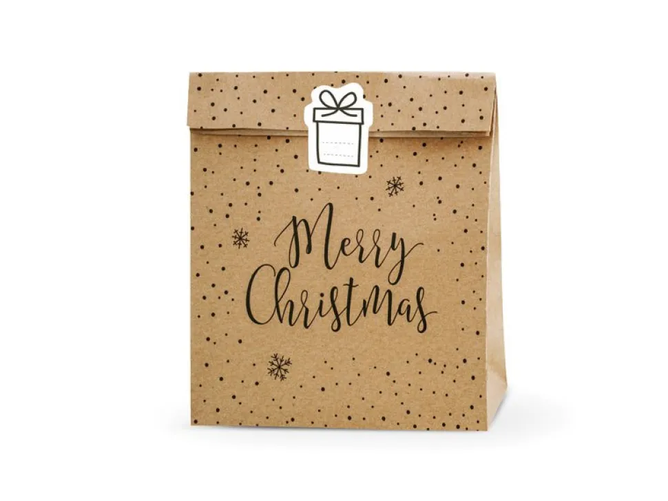 Kerst Uitdeelzakjes Merry christmas 3st