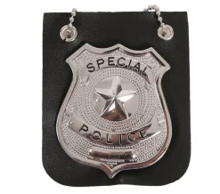 Ketting Politie Badge 8cm
