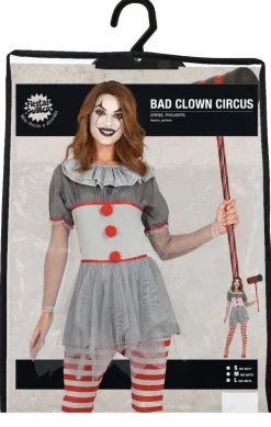 Killer clown Halloween Kostuum Dames