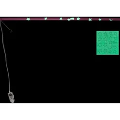 Lampionstokje LED Roze 40cm incl. 17 Glow Stickers