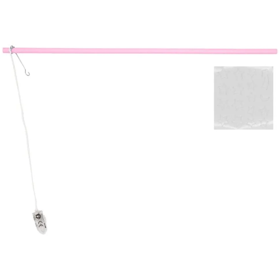 Lampionstokje LED Roze 40cm incl. 17 Glow Stickers