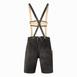 Lederhose Bruin Grijs Heren Kort Antiek