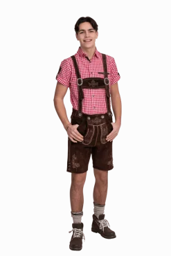 Lederhose Bruin Heren Kort