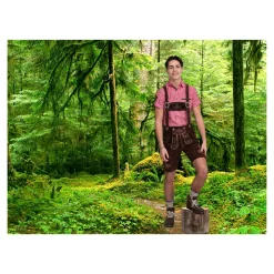 Lederhose Bruin Heren Kort