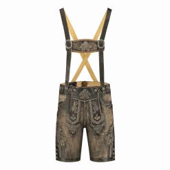 Lederhose Bruin Heren Kort Antiek
