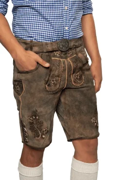 Lederhose Bruin Kort Brixen