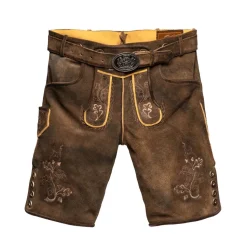 Lederhose Bruin Kort Brixen