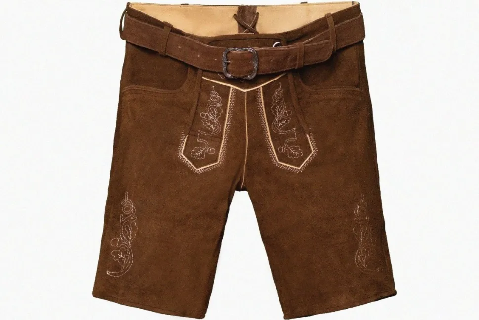 Lederhose Bruin Kort Brixental