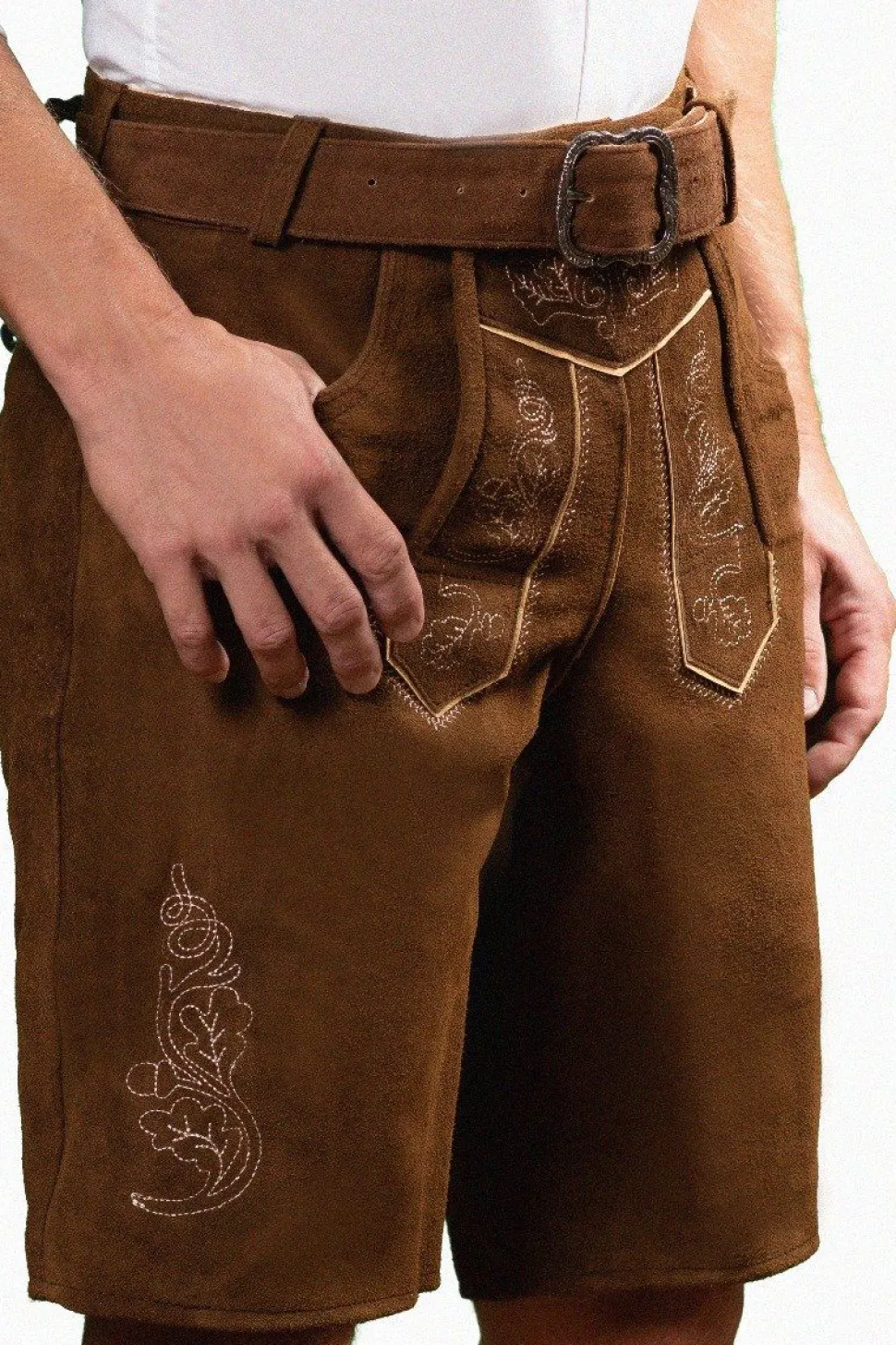 Lederhose Bruin Kort Brixental