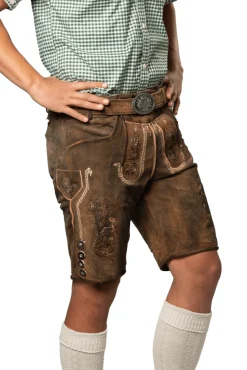 Lederhose Bruin Kort Kitzbuhel