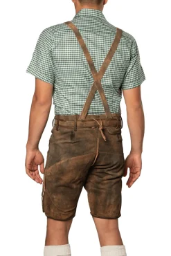 Lederhose Bruin Kort Kitzbuhel