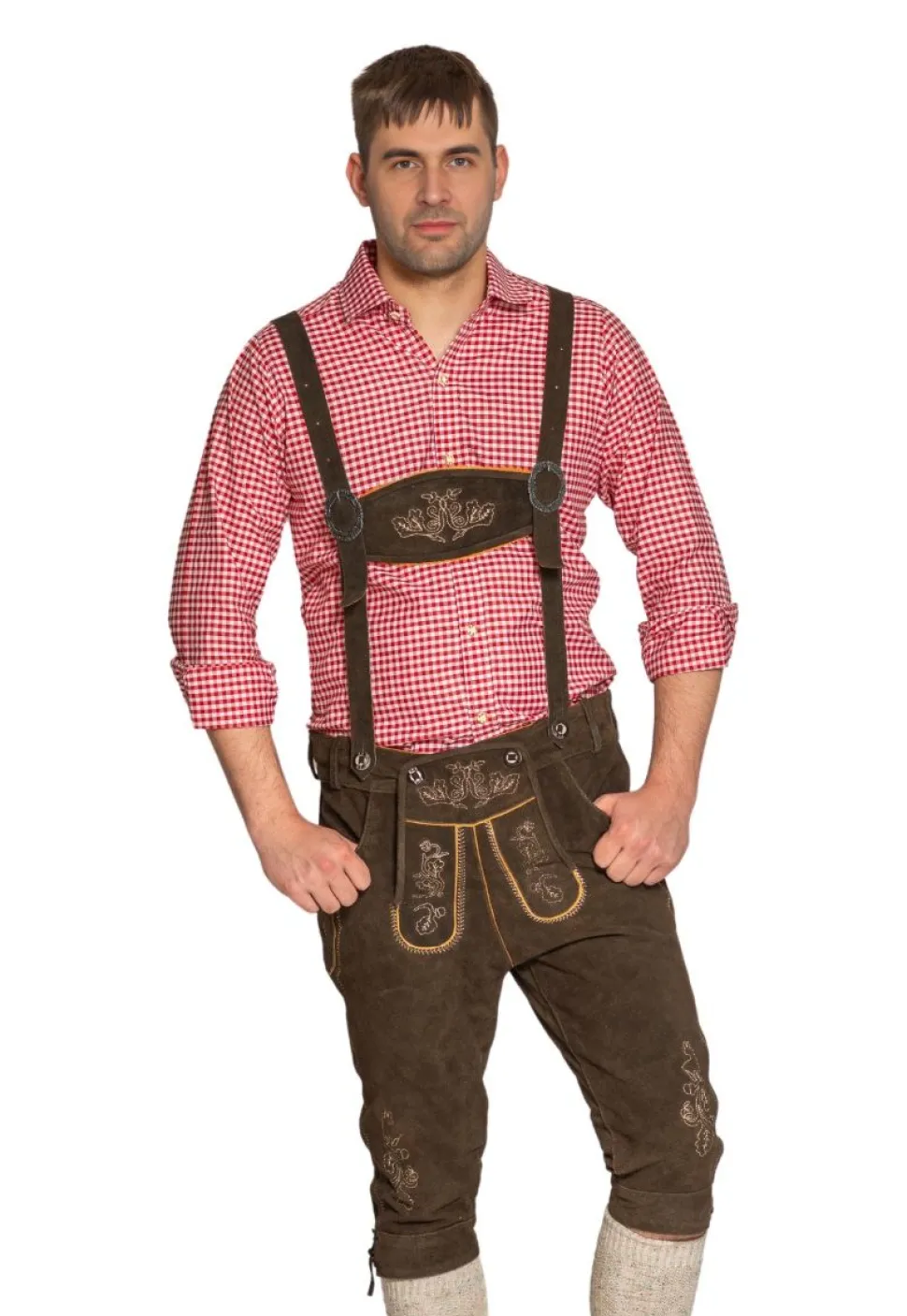 Lederhose Bruin Lang Gerlos