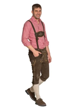 Lederhose Bruin Lang Gerlos