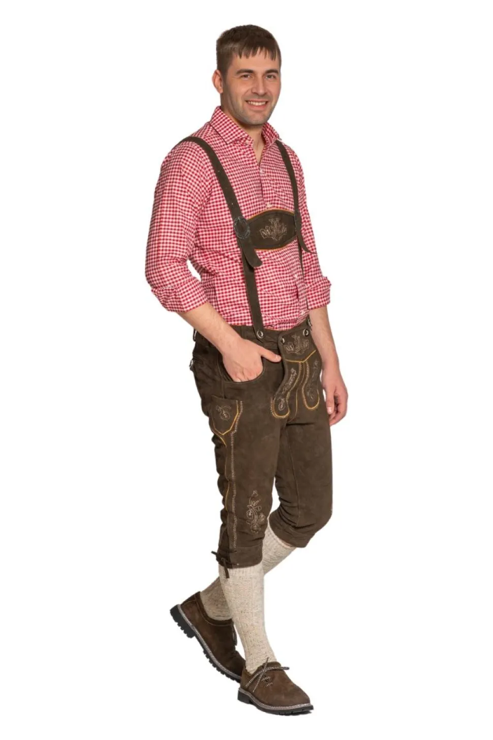 Lederhose Bruin Lang Gerlos