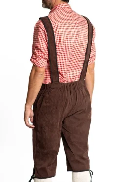Lederhose Lang Donkerbruin