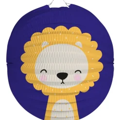 Leeuw Lampion Gekleurd 22cm