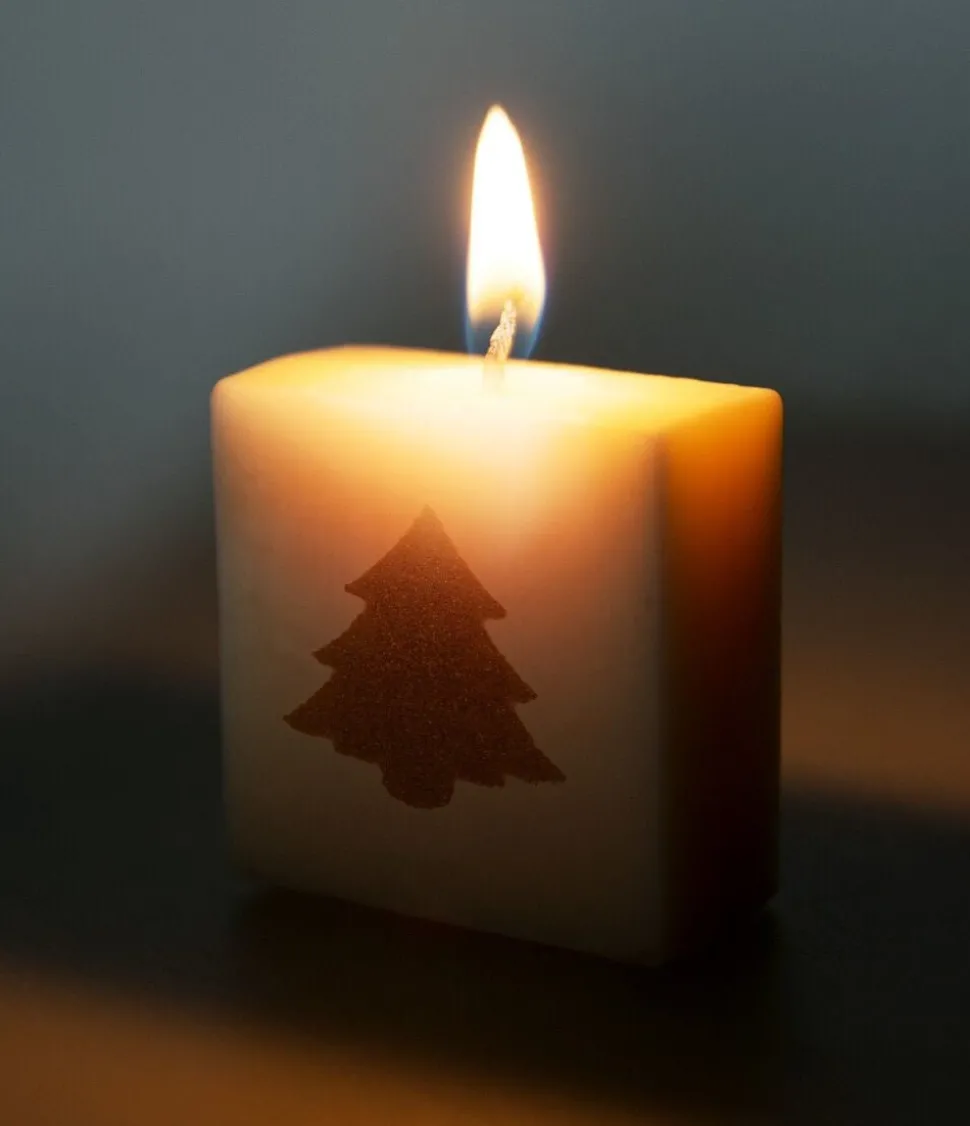 Letterkaars Kerstboom 4cm