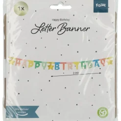 Letter Slinger Happy Birthday Ster 1,6m