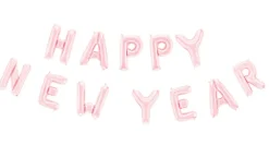 Letterslinger Happy New Year Rose Goud