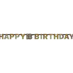 Letterslinger 18 Jaar Happy Birthday 2,13m